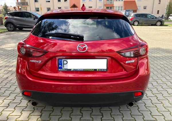 Mazda 3 cena 48800 przebieg: 194000, rok produkcji 2014 z Leszno małe 407